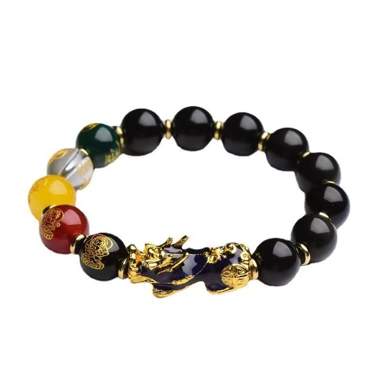 Triple Success Bracelet — Citrine, Aventurine & Garnet for Wealth, Luck & Confidence